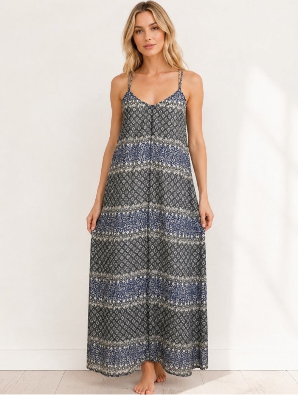Madewell flows maxi dress size large